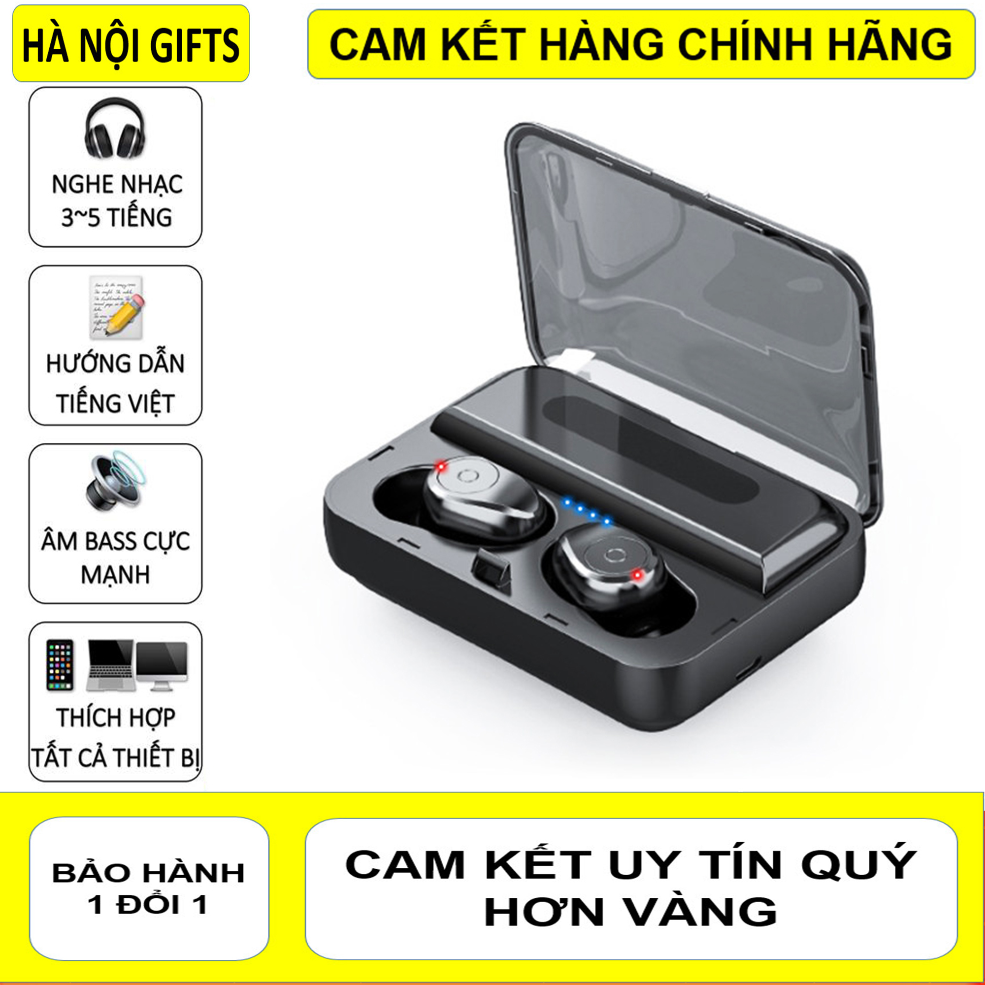 >> BÁO GIÁ TAI NGHE BLUETOOTH SAMSUNG/OPPO 2020 SIÊU BỀN ĐẸP ÂM THANH CHUẨN, PIN DÙNG LÂU, KẾT NỐI TỐT VỚI TẤT CẢ CÁC LOẠ | Shopee Lazada Sendo Tiki mới nhất 220 Tai Nghe Bluetooth Không Dây Amoi F9 Kiêm Sạc Dự Phòng 2000Mah, Phiên Bản 2020, Công Nghệ Mới, Màn Led Báo Pin, Âm Thanh Hifi TWS True Siêu Bass Siêu Trầm, Micro HD Tương Thích Mọi Smart Phone