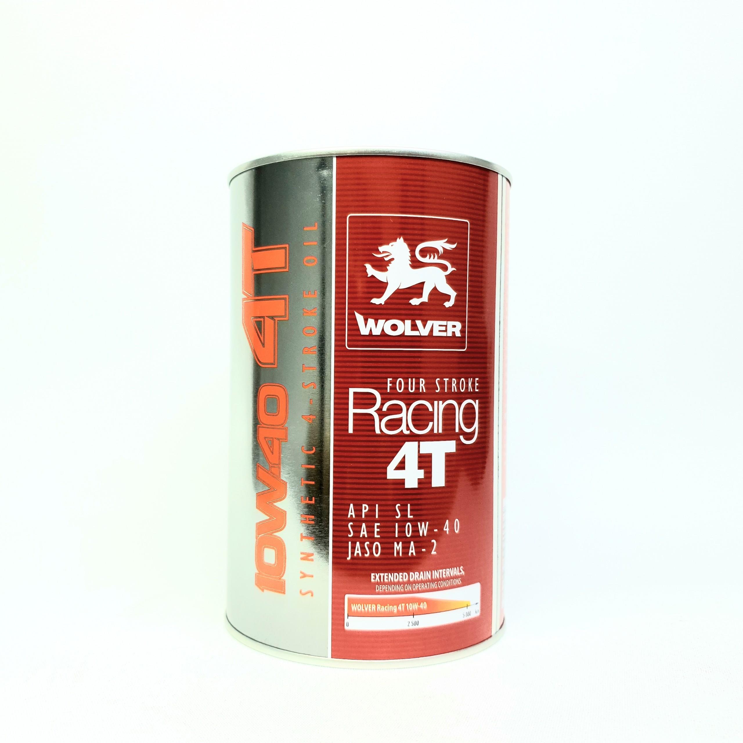 Nhớt tổng hợp racing 4t 10w40 nhập khẩu đức wolver 1l