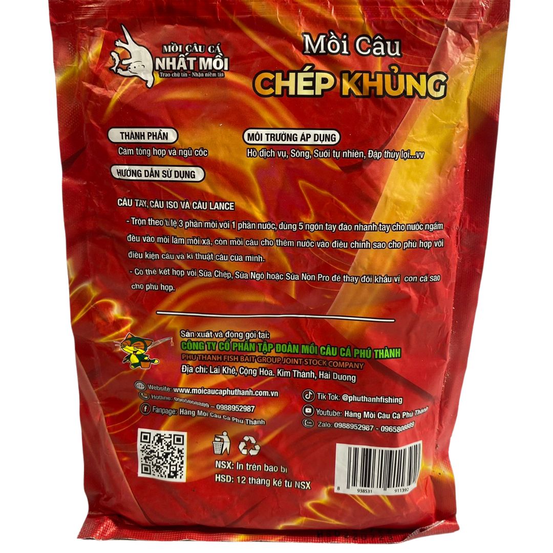 Mồi câu cá chép Phú Thành Nhất Mồi - mã 54 ( gói 200g)