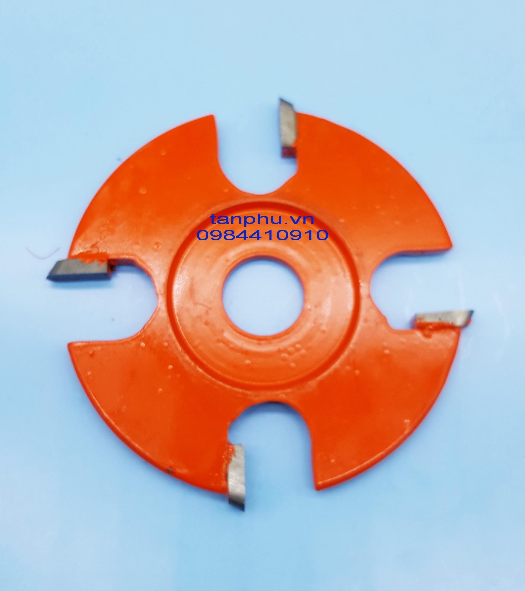 Mũi phay tupy tròn vo 4 cánh phi 82x6ly