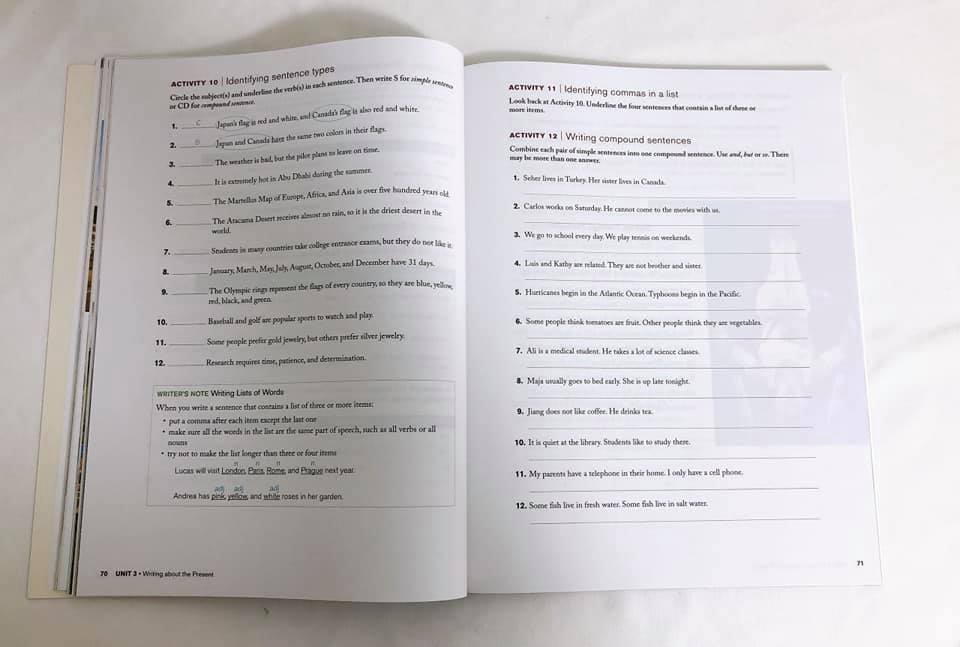 Bộ Great writing 6c nhập màu (kèm link audio, answer key)