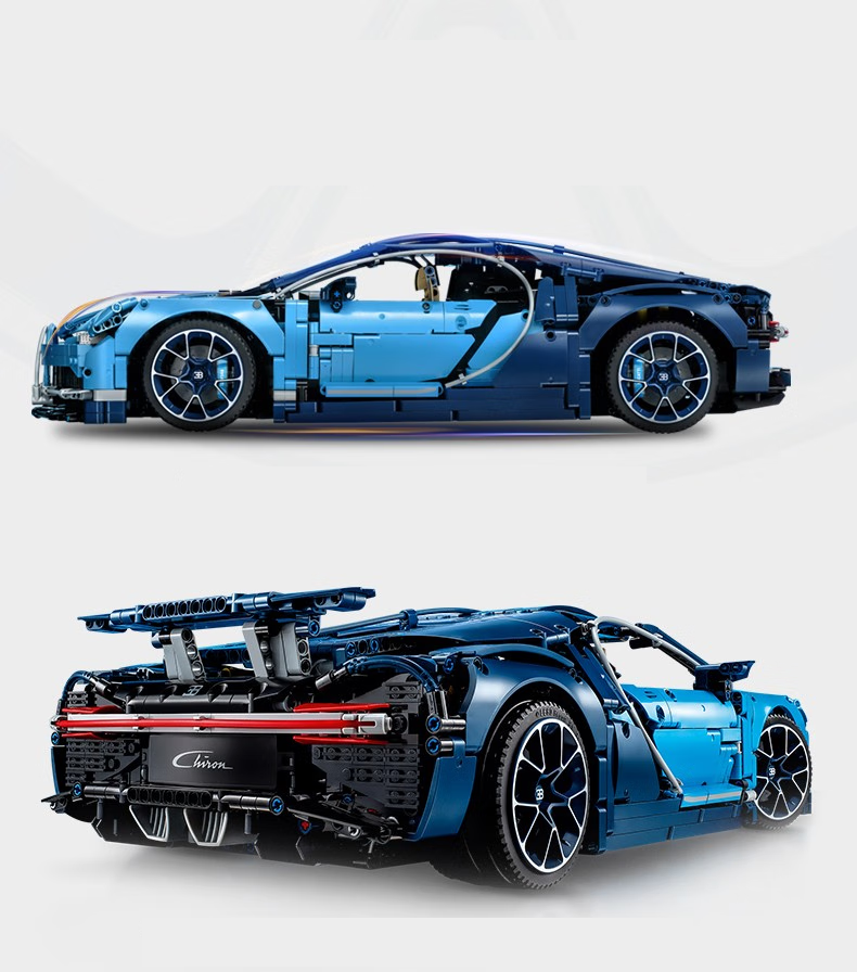 Mô Hình Lắp Ghép Xe Đua Bugatti Chiron Tỉ Lệ 1 : 8( 4031 mảnh)