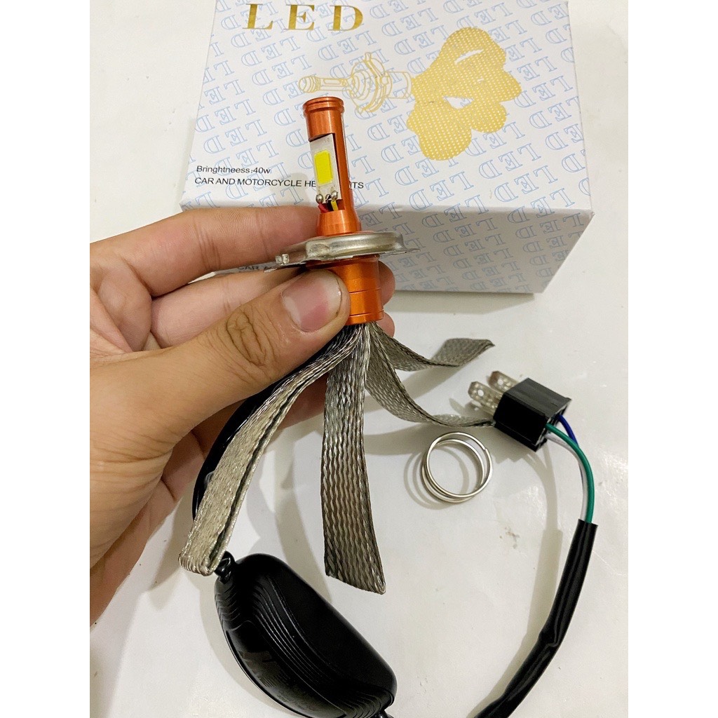 Đèn led CYT 2 Tim Siêu Sáng Chân h4
