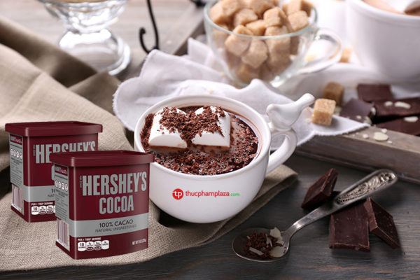 Bột cacao Hershey's Cocoa powder (Hershey’s Cocoa Natural Unsweetened 100% Cocoa)- 226gr
