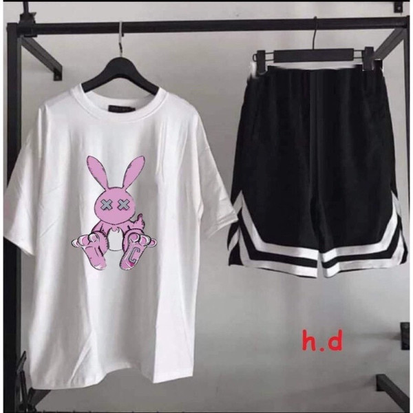 SÉT ÁO THỎ HỒNG +QUẦN ĐÙI VIỀN