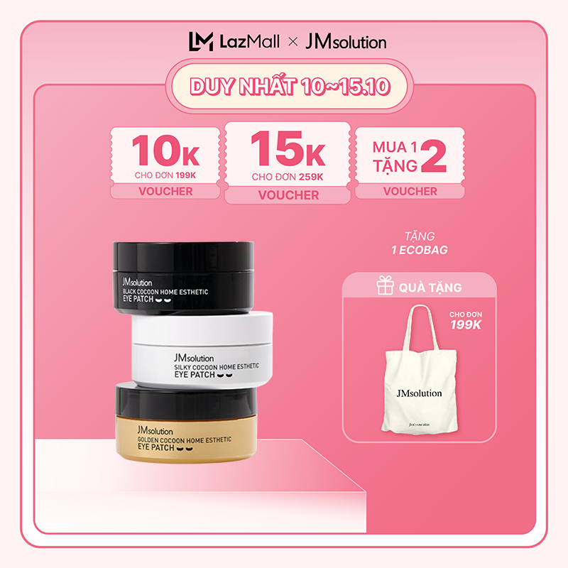 Mặt Nạ Mắt Kén JMsolution Cocoon Home Esthetic Eye Patch 90g (60 miếng)