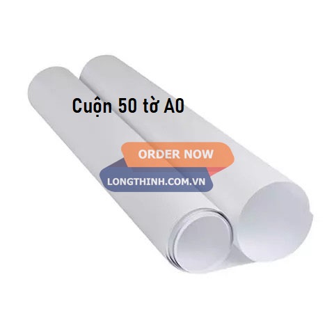 Cuộn 50 tờ giấy a0 80gsm