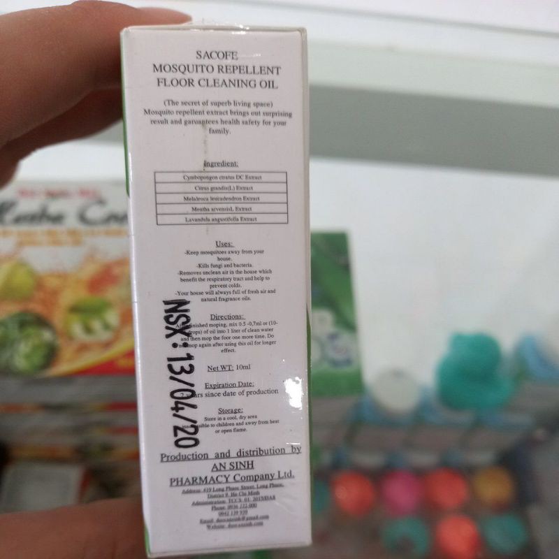 DẦU LAU NHÀ ĐUỔI MUỖI SACOFE