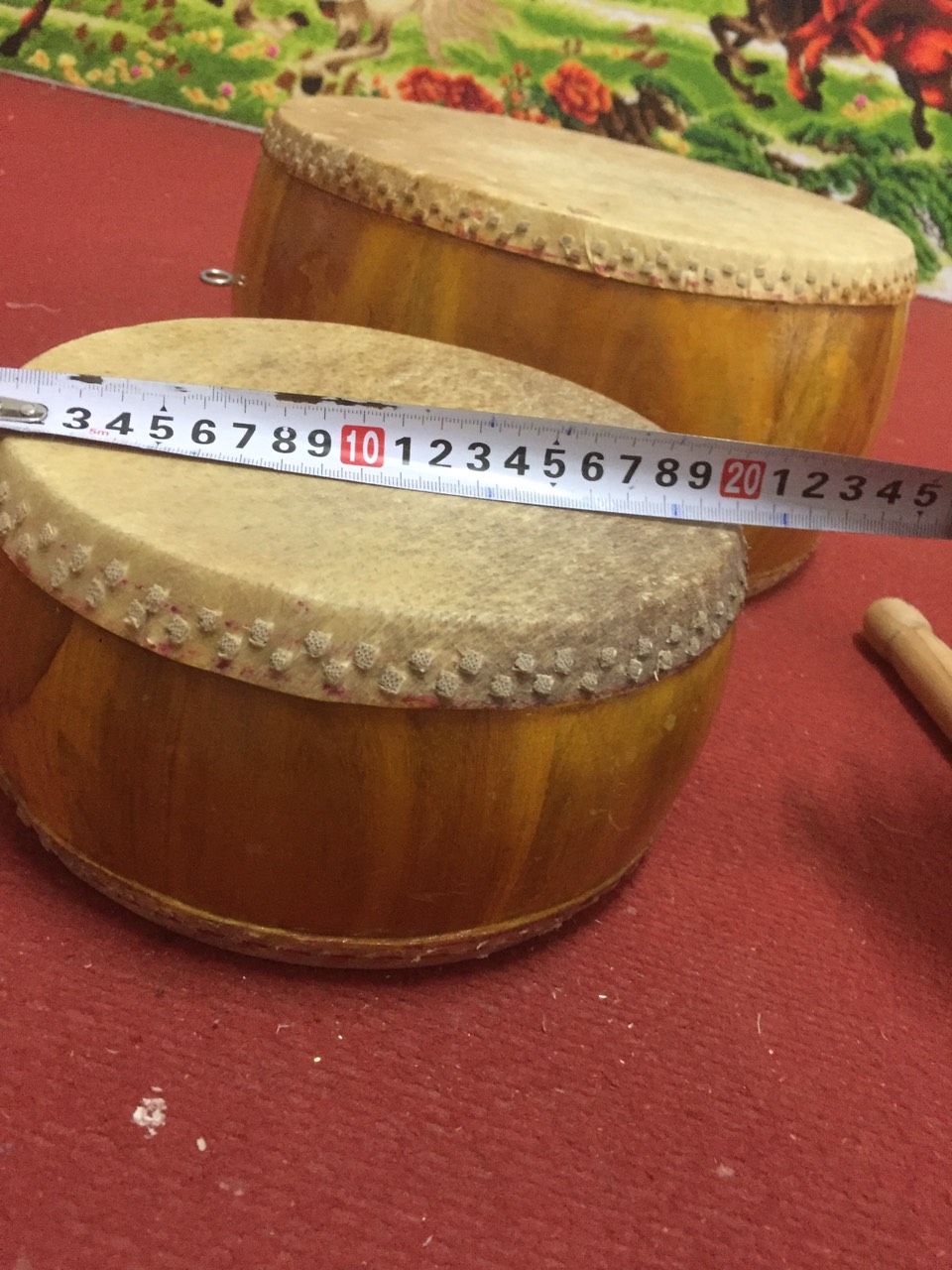 Trống Da Trâu loại tốt (kèm 2 dùi )