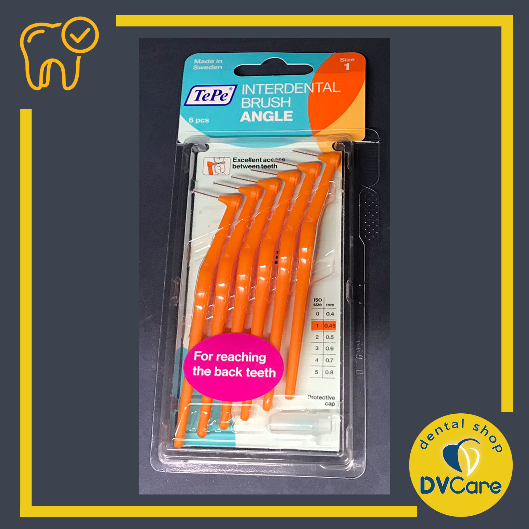 Bàn chải kẽ răng gập góc TEPE [dvcareshop]