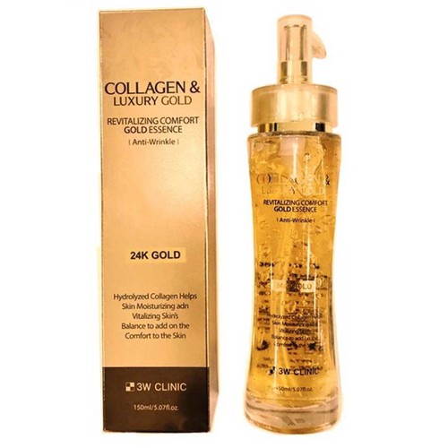 Tình chất chống nhăn 3w Collagen Luxury Gold Clinic Hàn Quốc 150ml