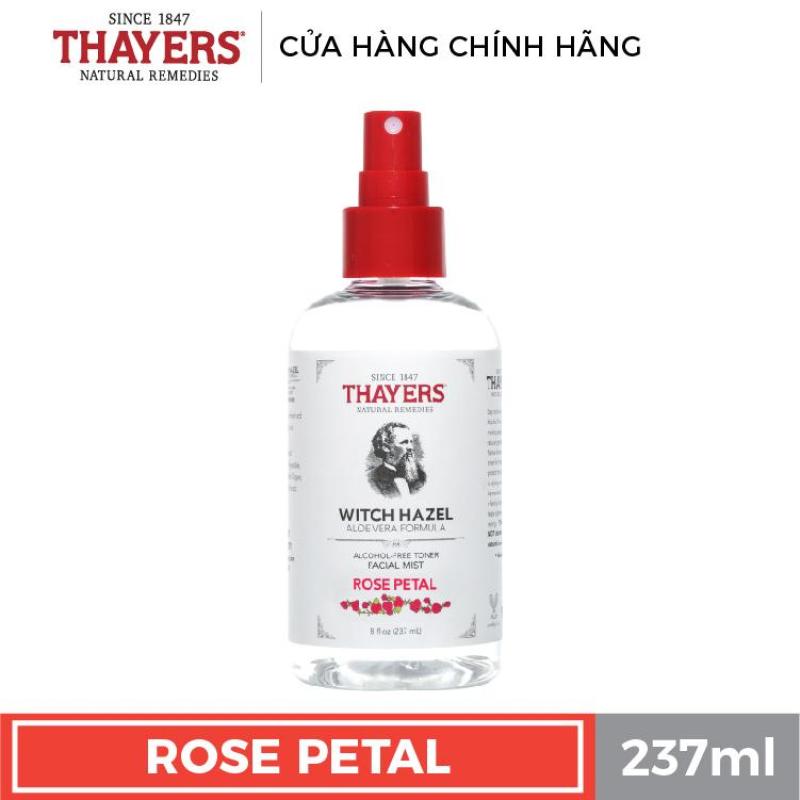 Nước hoa hồng không cồn THAYERS - Hương hoa hồng - Dạng xịt 237ml cao cấp