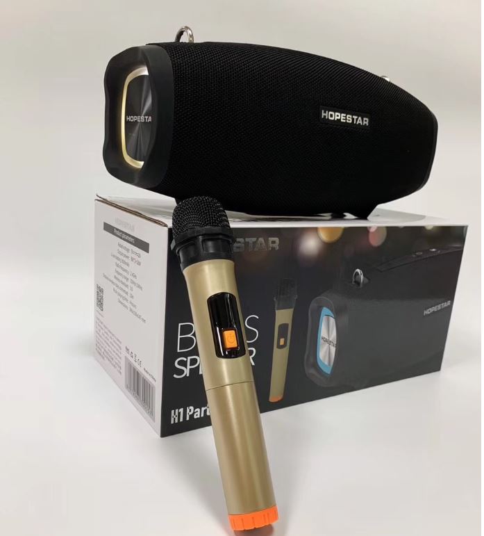 Loa Bluetooth Karaoke Hopestar H1 40w Công Suất Lớn Loa Bluetooth Di Động Ngoài Trời Chống Nước Stereo Loa Siêu Trầm