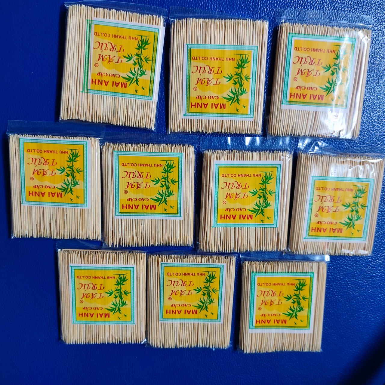 Combo 20 gói tăm trúc xỉa răng cao cấp .