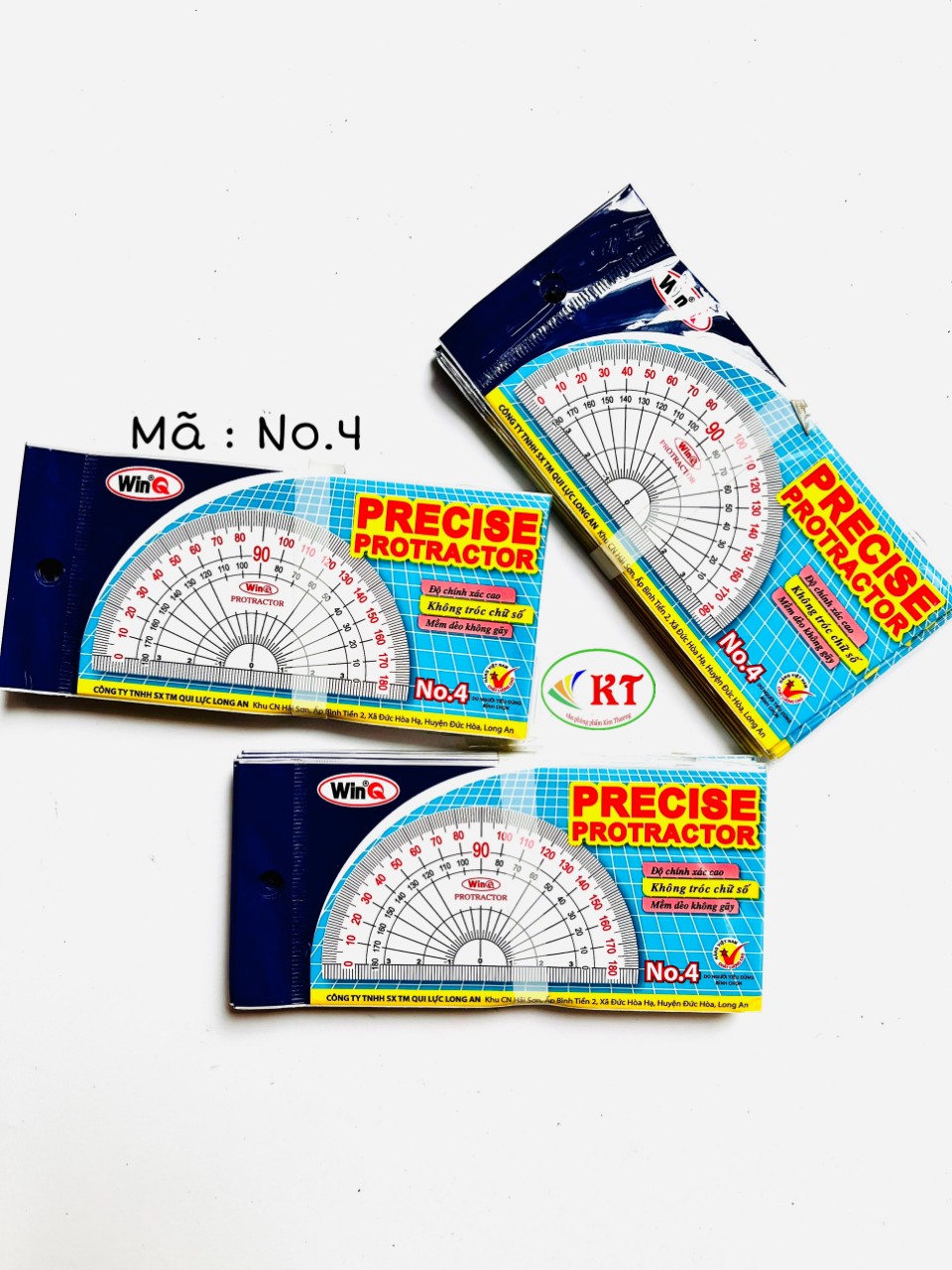 Combo 2 cây thước đo độ WinQ No.3 và No.4