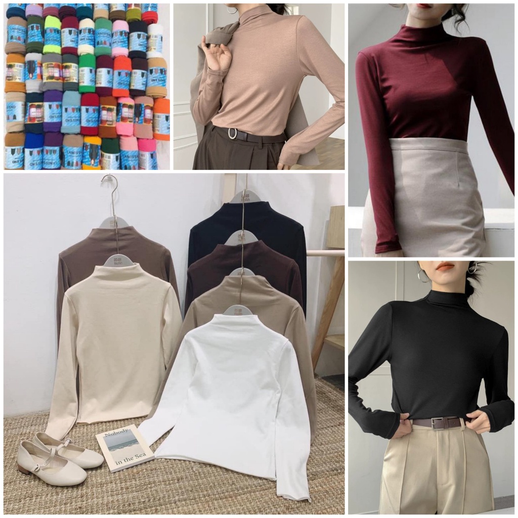 Áo giữ nhiệt Nữ ôm body chất thun lạnh co giãn 4 chiều