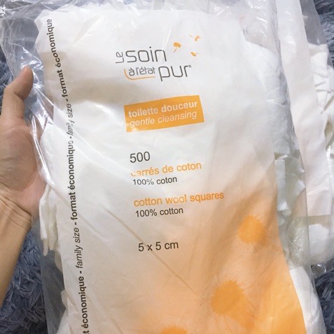 Bông Tẩy Trang Tetra 500 Miếng