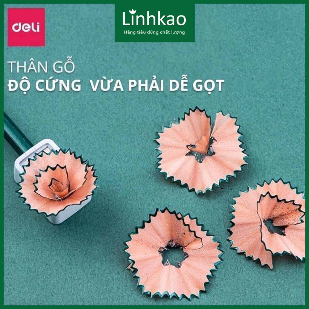 BÚT CHÌ 2B DELI - HỘP 12 CÂY
