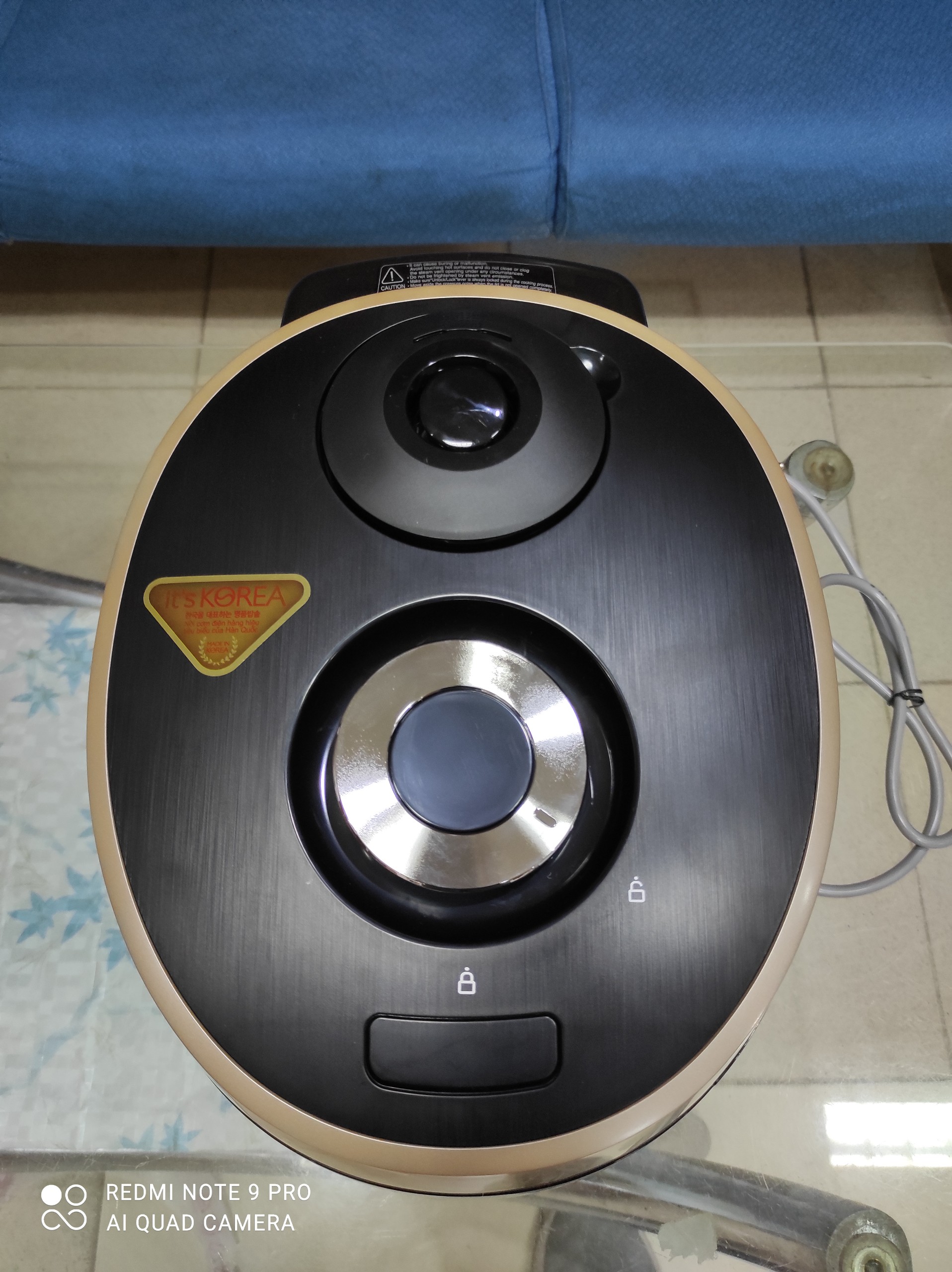 [Trả góp 0%]Nồi cơm điện cuckoo CRP PK1000s vàng đen