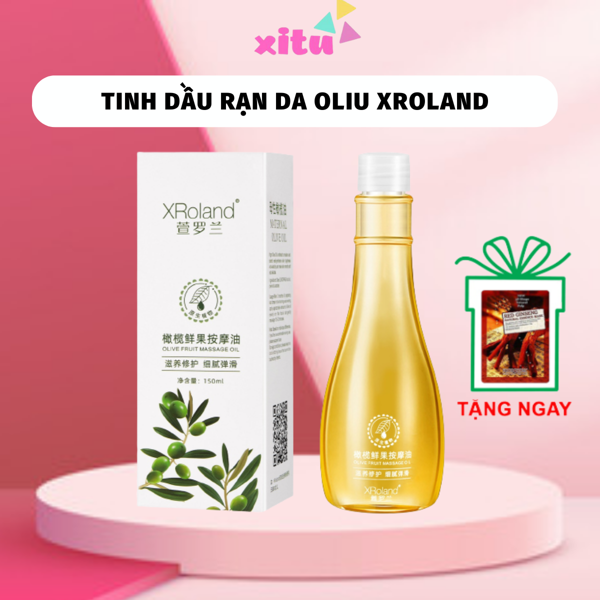 Tinh dầu rạn da Oliu Xroland