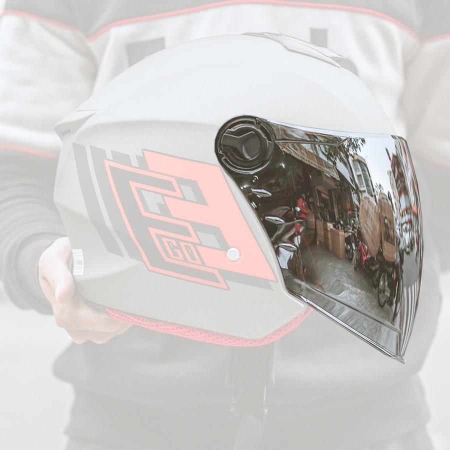Kính Thay Thế Mũ Bảo Hiểm 3/4 EGO E3 (Sản Phẩm Không Bao Gồm Mũ) - Hype Helmet