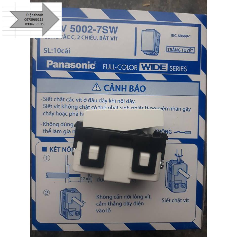 Công tắc cầu thang Panasonic 5002-7SW(hạt to,1 chiếc)