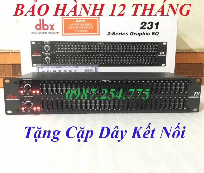 (Giá Sốc)Lọc âm thanh Equalizer DBX 231EQ - Equalizer DBX 231EQ Hàng Chuẩn Loại 1