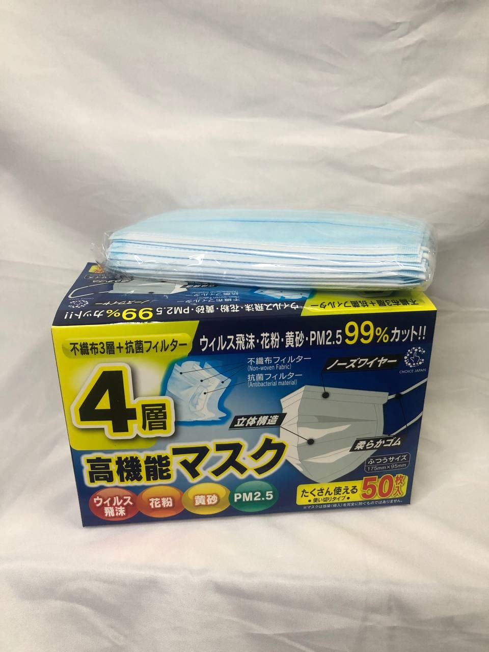 Khẩu Trang Y Tế 4 Lớp Hàng Nội Địa Nhật Bản