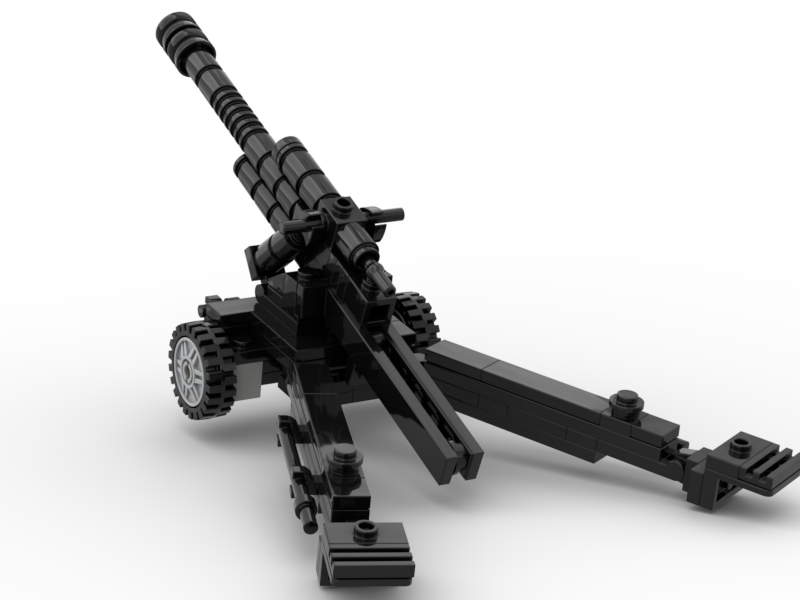 Đồ chơi lắp ráp Lego Moc Pháo Army Pak40-003