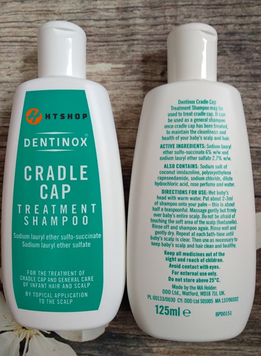 Dầu Gội Trị Cứt Trâu Dentinox Cho Trẻ Sơ Sinh - Anh