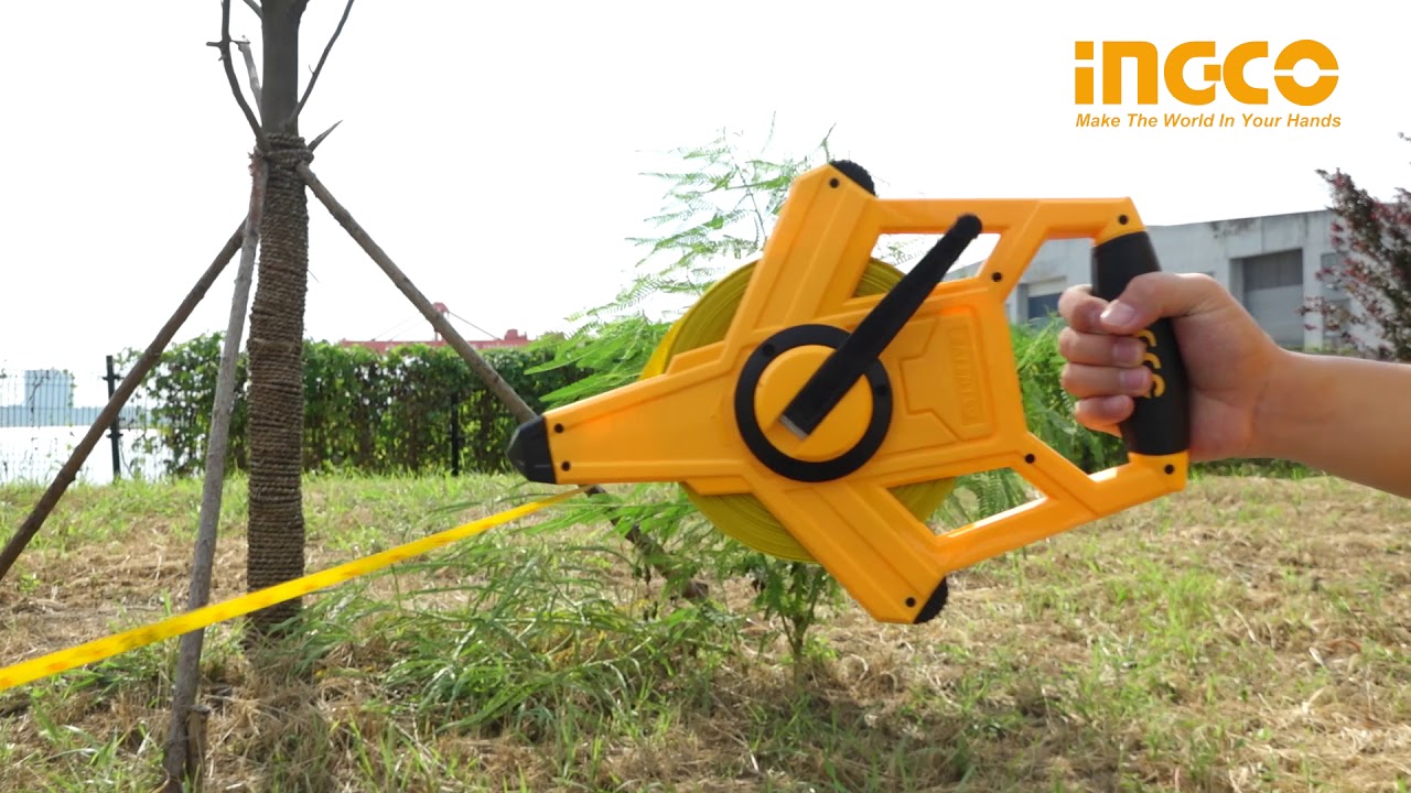 Thước dây sợi thủy tinh Ingco 50m HFMT8250