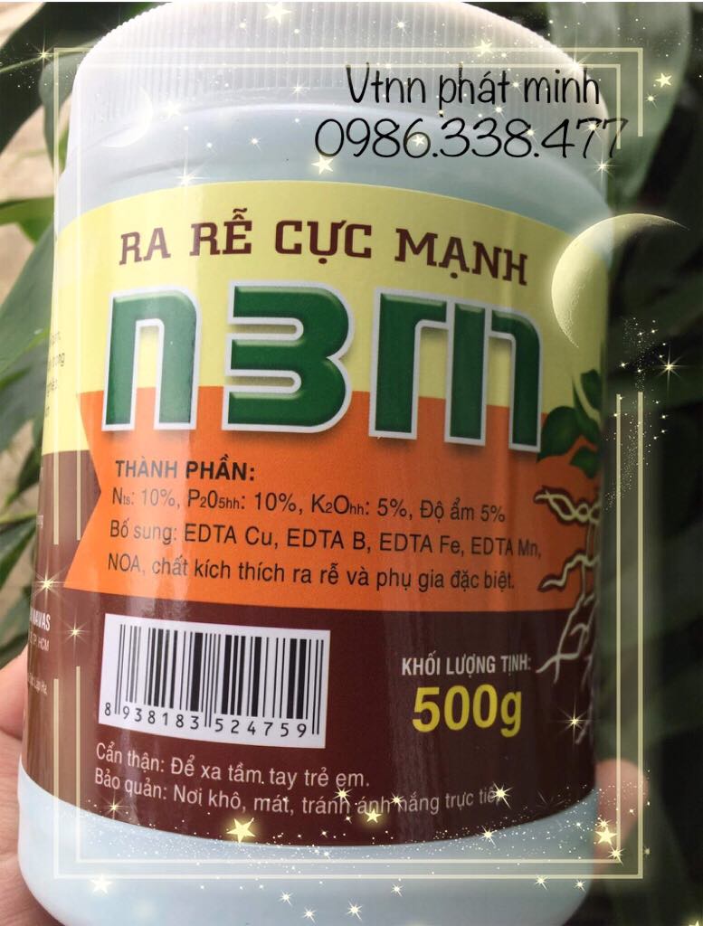Kích rễ cực mạnh n3m 500gr của cty tnhh xnk phân bón navas