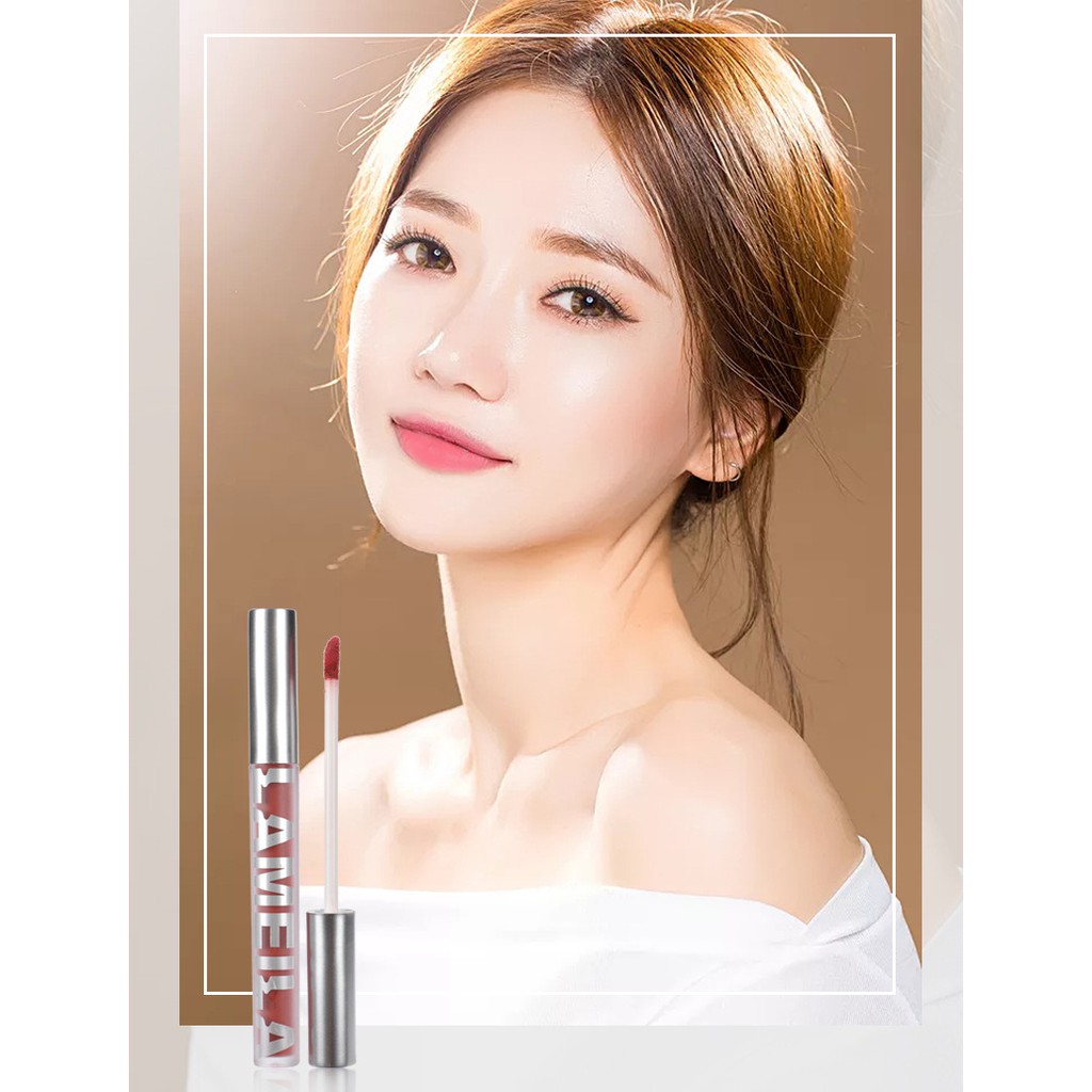 Son Kem Bóng Nhung Mịn Tint Lì Lameila Guicami Novo Velvet Lip Glaze TI DO