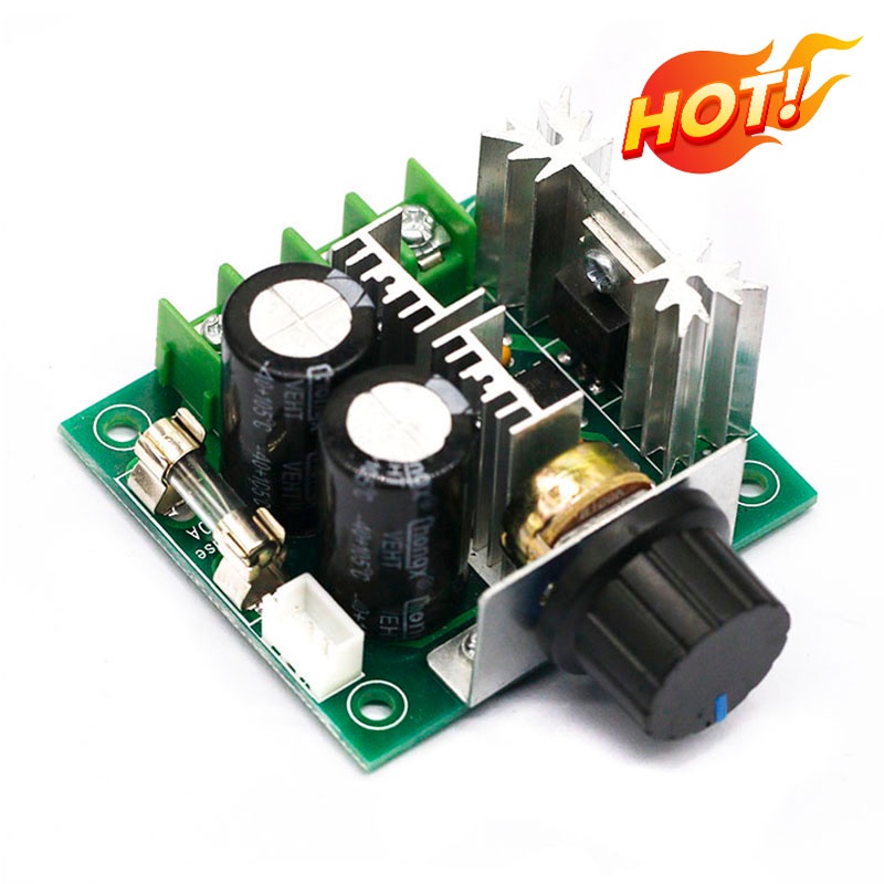 Dc 10a 12v 24v 30v 40v 13khz bộ điều chỉnh tốc độ động cơ tự động pwm dc g tắc điều khiển tốc độ