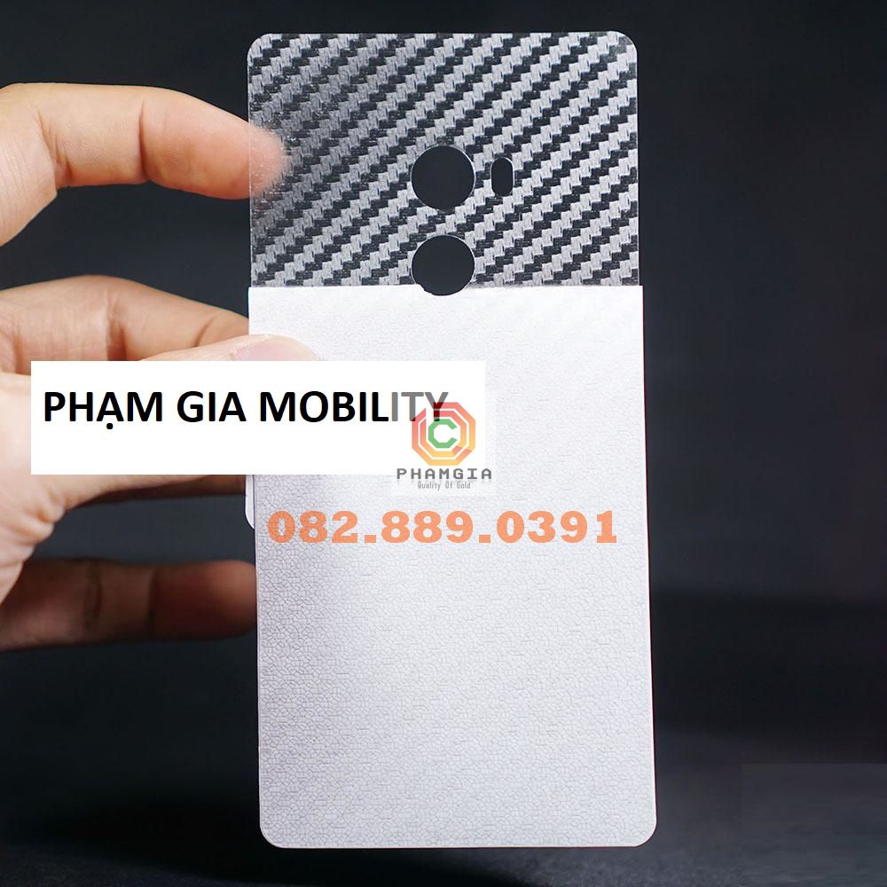 Miếng dán mặt lưng skin carbon Xiaomi Mi Mix / Mi Mix 2
