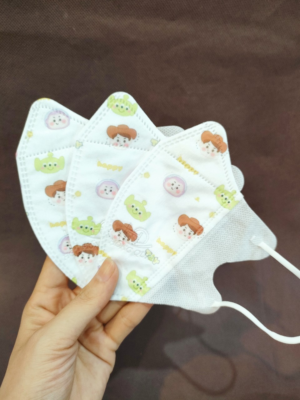 Combo 50 Khẩu trang 5D Lụa Gấu Dâu hot hit
