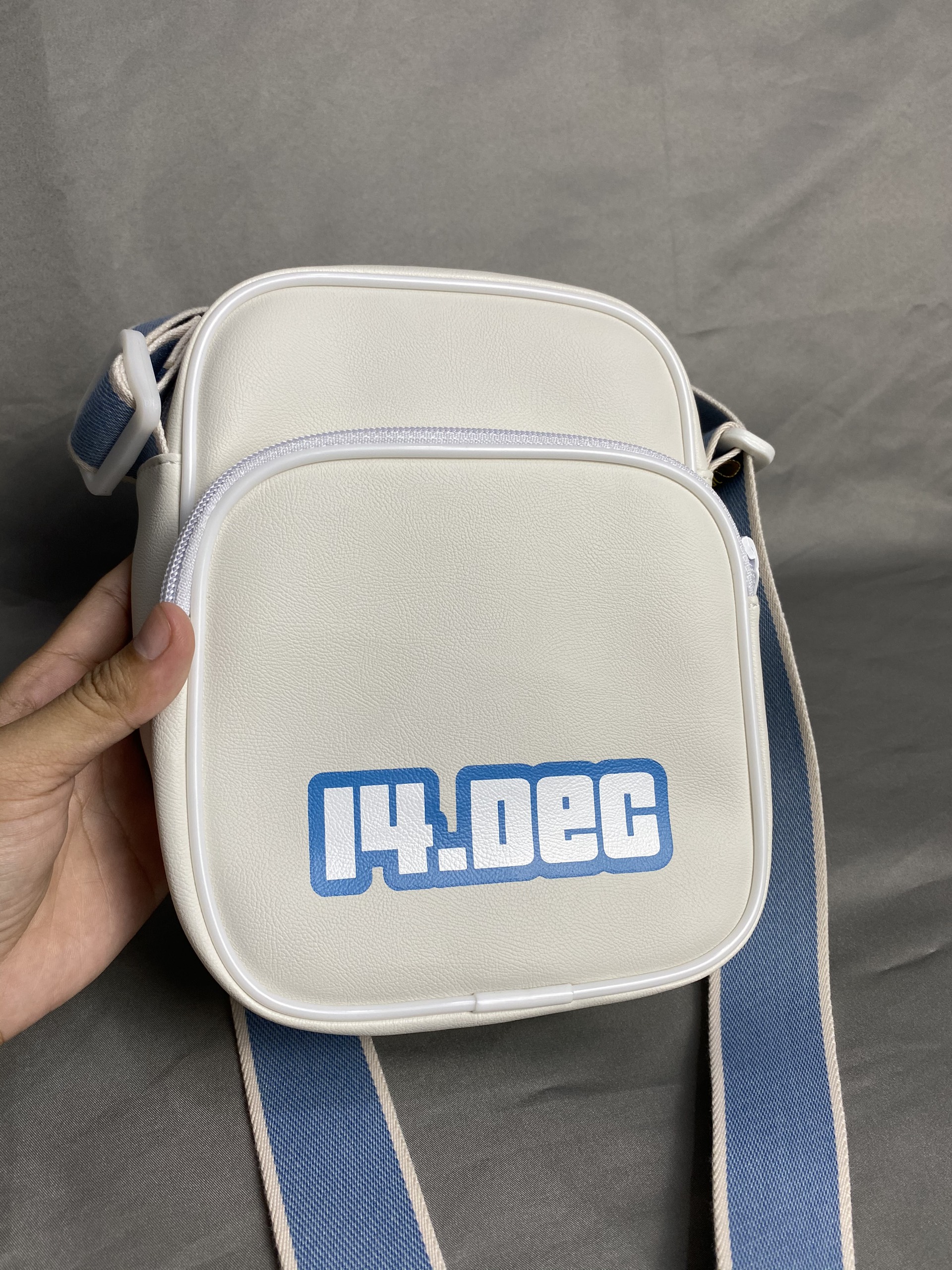 Túi đeo chéo nam nữ minibag da PU 14.DEC