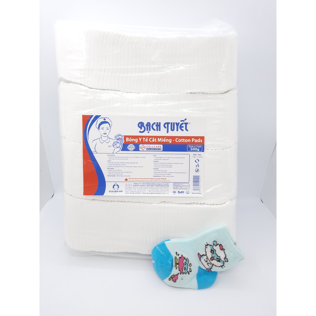 [HCM]BÔNG CẮT BẠCH TUYẾT 1KG (7X7 CM)