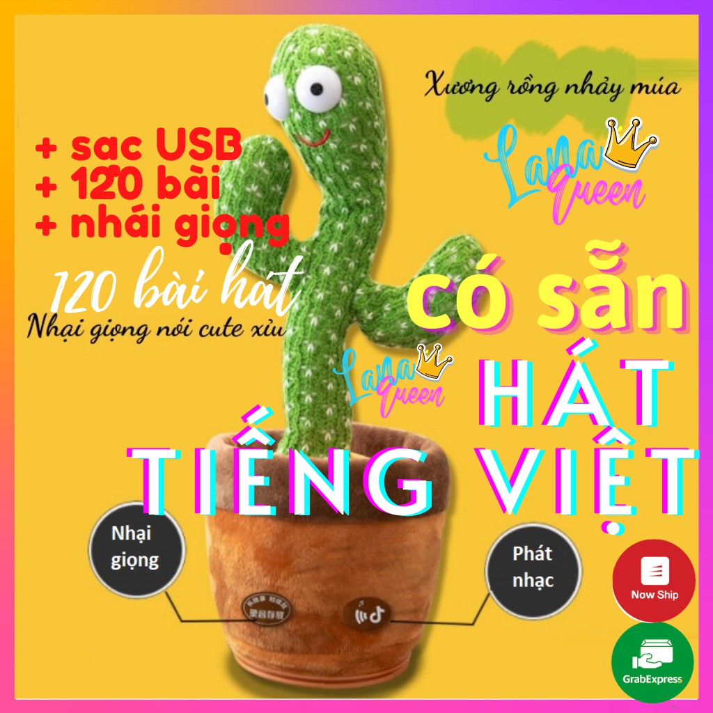 Cây xương rồng nhảy múa hát Tiếng Việt