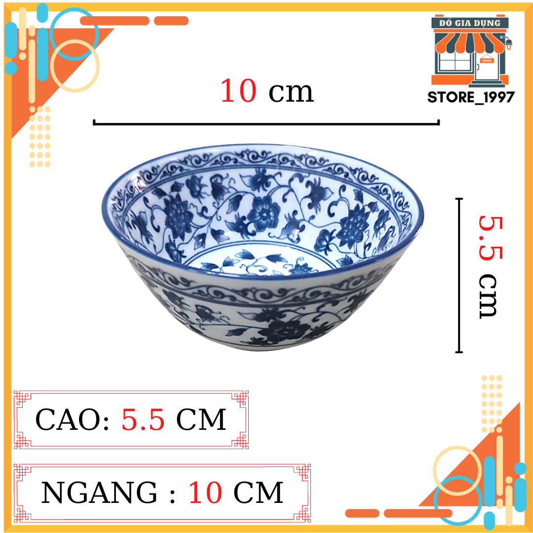 Bộ 5 Chén Nước Chấm ( Sứ )