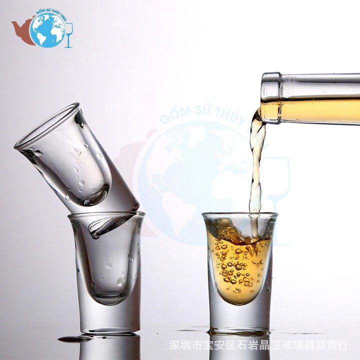 Bộ 6 ly uống rượu shot hàng đẹp