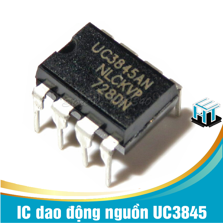 Combo 2 con IC dao động nguồn UC3845 UC3845AN DIP-8