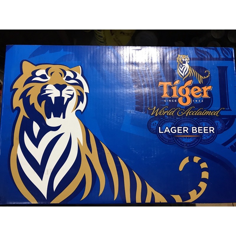THÙNG BIA TIGER XUÂN DATE MỚI 24 LON X 330ML