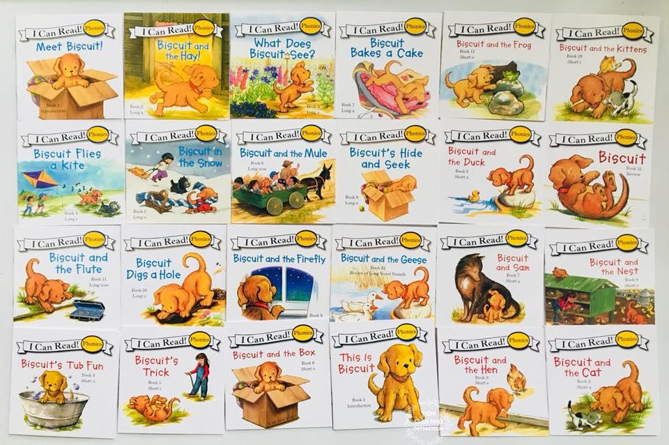Bộ nhập - I Can Read Biscuit Phonics (Biscuit mini 24 Cuốn + File Nghe)