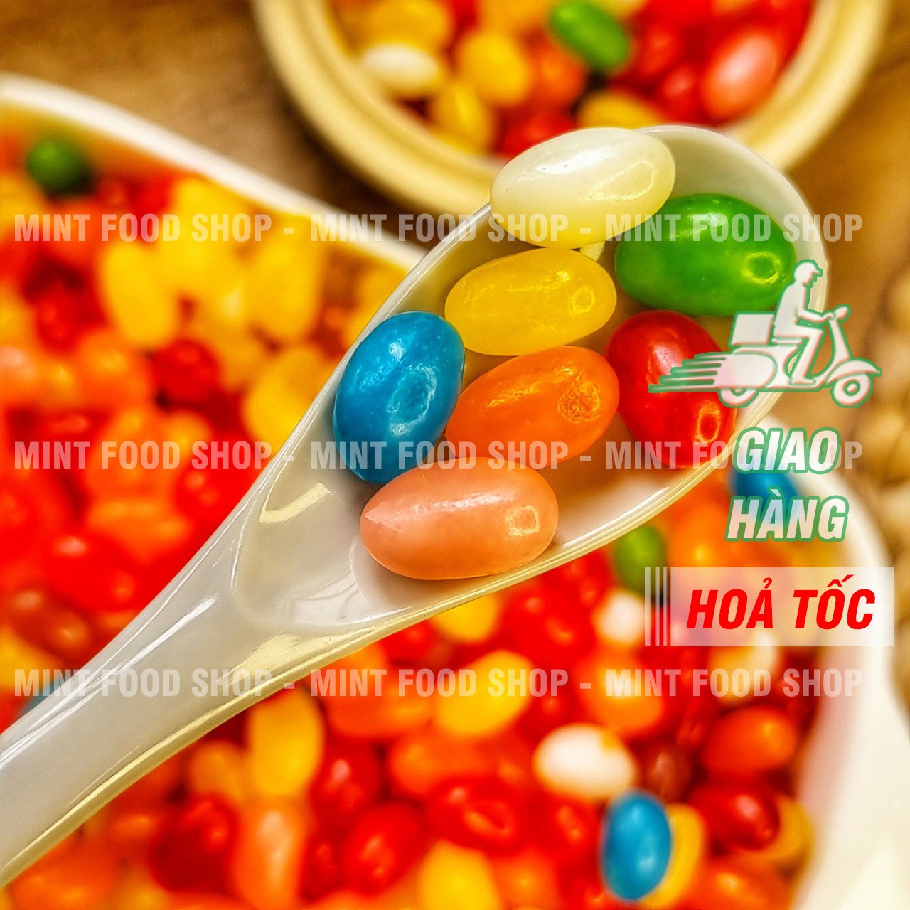 Kẹo Bi Trái Cây Lon 500gr