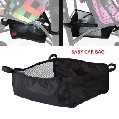 DFGVQ Infant Organizer Bag Portable Baby Hanging Basket Stroller Basket Pram Stroller Accessories