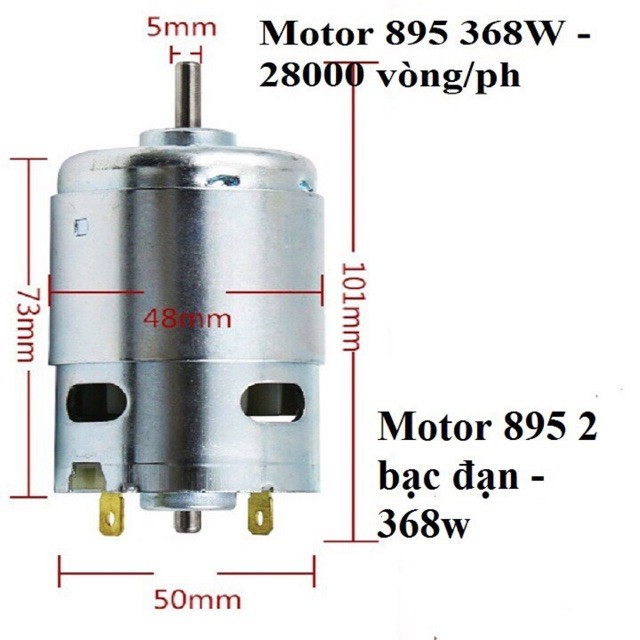 Motor 775, 795, 895 12v - 24v