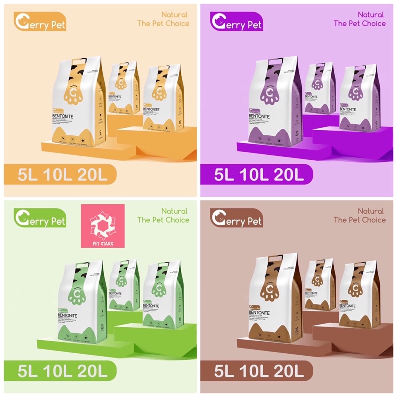 Mã PET20K giảm 20K đơn 250K Cát vệ sinh cát Bentonite 20L11kg cho mèo cát