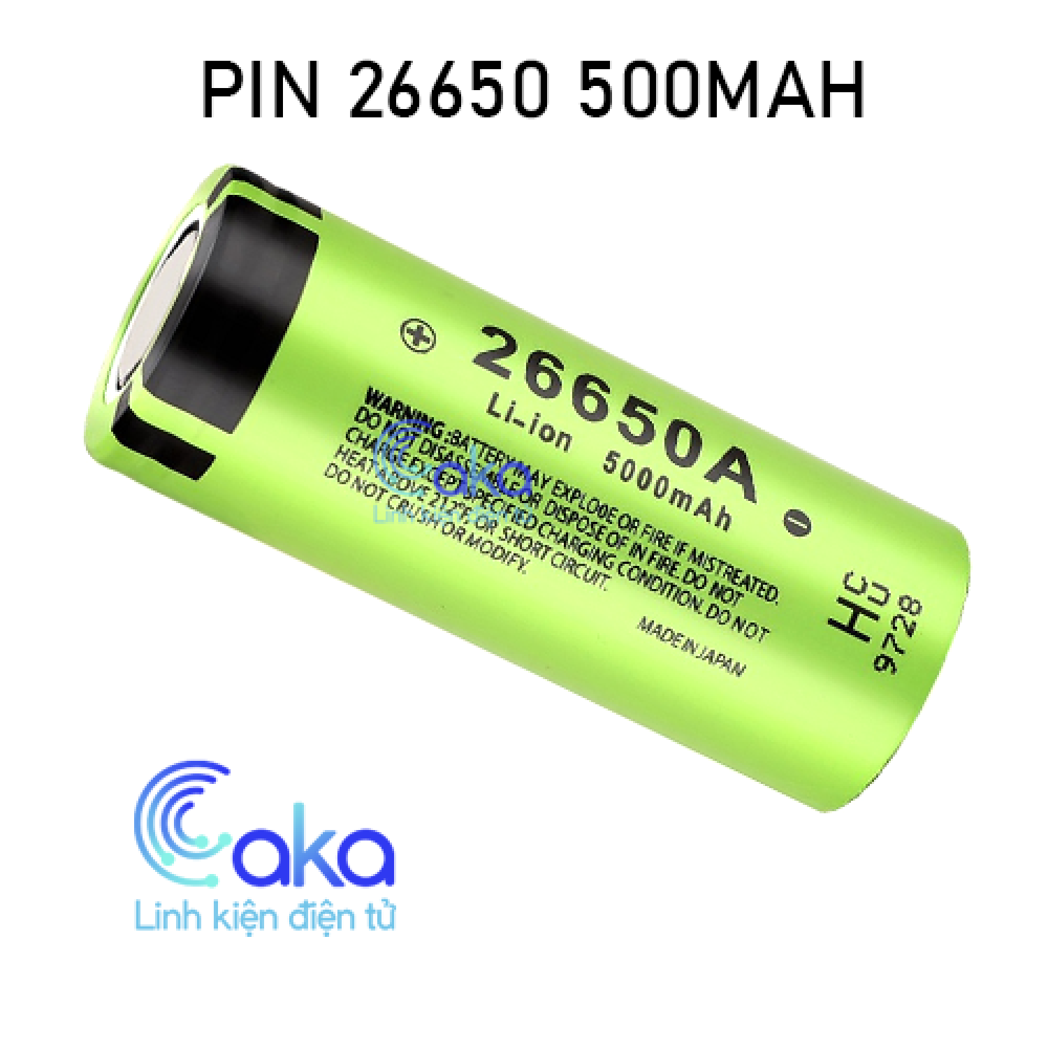 Cell Pin 26650 3.7V 5000mah