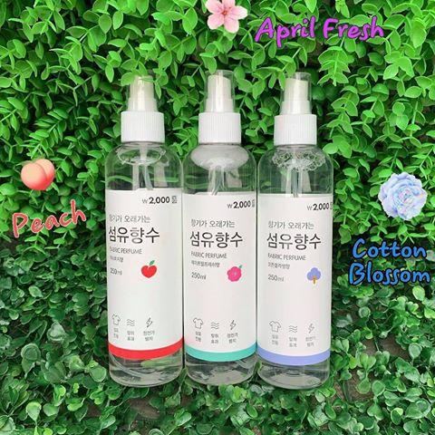 [HCM]Xịt thơm quần áo Fabric Perfume chai 250ml